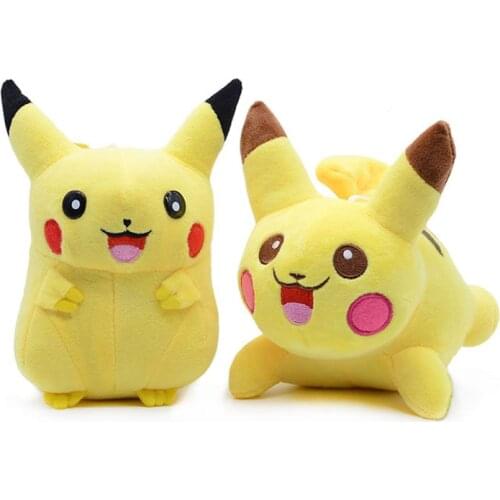 17cm Takara Tomy Pokemon Pikachu Plush Toys Anime Soft Stuffed Doll Birthday Christmas Gifts for Children