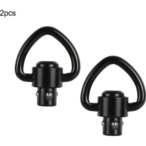 2PCS QD Release Sling Swivel Mount RingRifle Push Button for Weapon with a Sling Swivel Mount Rifle Hunting Accessories