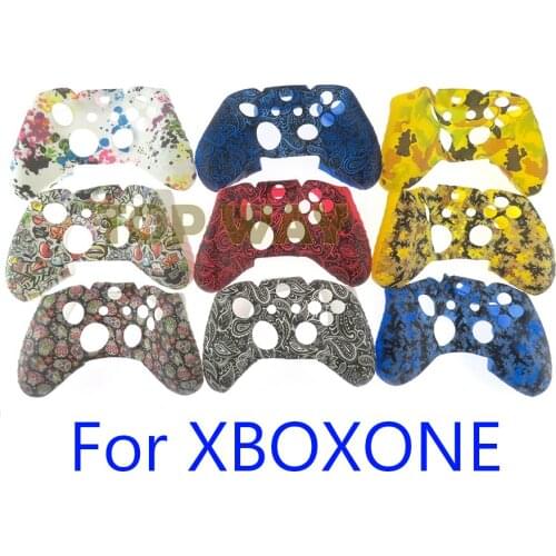 3pcs Water Transfer Silicon For Xbox One Controller Gamepad Camo Silicone Cover Rubber Skin Grip Case Protective For Xbox One