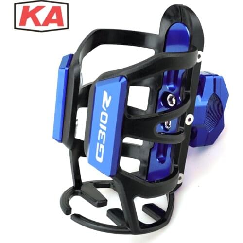7 Colors Logo G310R Moto Beverage Water Bottle Cage For BMW G310R G310 R Aluminum Alloy Drink Cup Holder Motorcycle Accessories