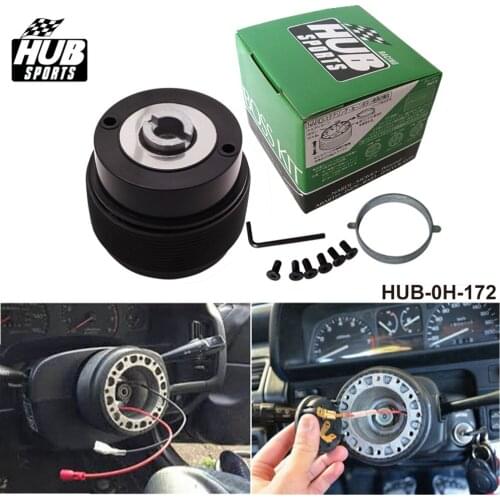 Racing Steering Wheel Hub Adapter Hub Boss Kit For Honda Civic 96-00 6 Bolt Hole Racing Steering Wheel HUB-OH-172