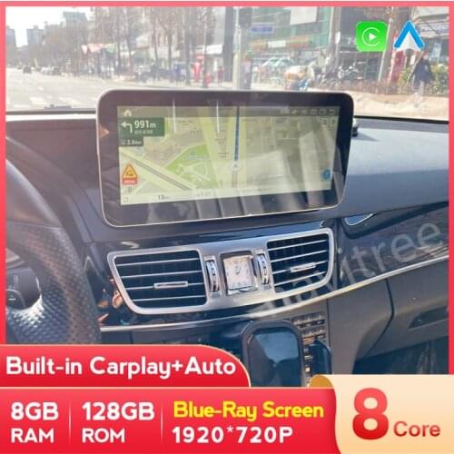Android 10.0 12.5'' Car Radio Gps Navigation For Mercedes Benz E Class W212 E200 E230 E260 E300 S212 2009-2015 Steering Wheel FM