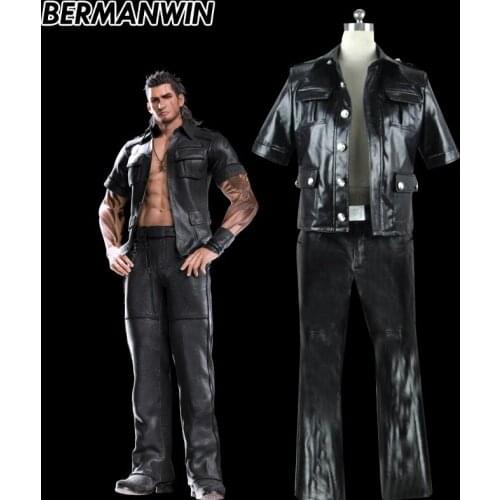 BERMANWIN High Quality Final Fantasy XV Gladiolus Amicitia Halloween Cosplay Costume for adult men