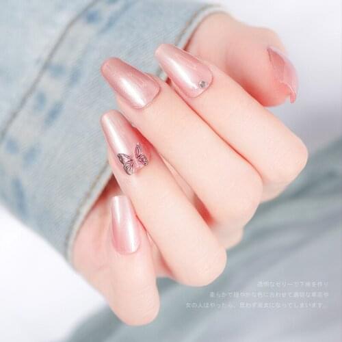 4 Styles Mix Size Beads Butterfly Nail Art Decorations Crystal Gems Shiny Jewelry 3D Charms Manicure Accessories