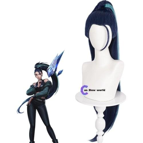 Game League of Legends Cosplay KDA Kaisa Cosplay LOL League of Legends K/DA Costume Kaisa Wig Halloween