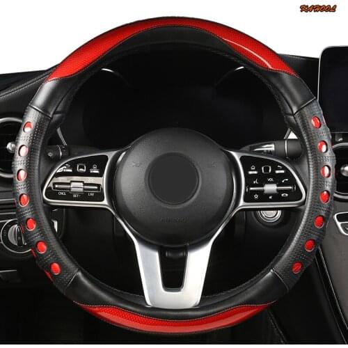 KAHOOL Microfiber Leather Car Steering Wheel Cover For Luxgen U7 U5 U6 M7 V7 S5 S6
