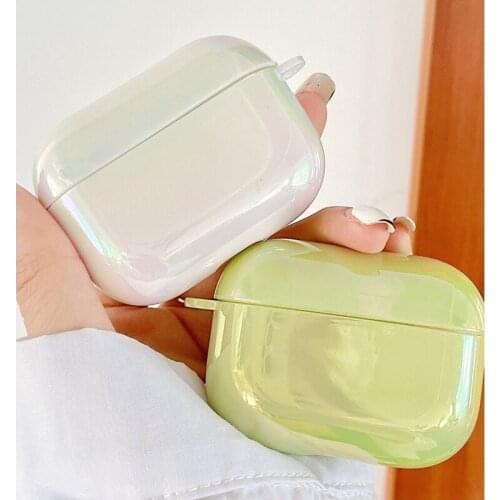 Laser Color Soft Shell Case for AirPods Pro Protective Case Wireless Earphone Accessories Headphone Charging Box Fashion