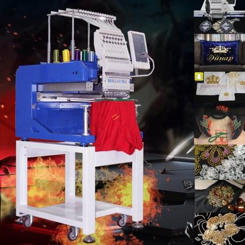 Professional hot sale product HO1501N one head computer embroidery machine for clothes lace hat embroidery machine