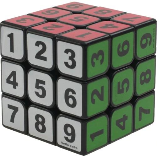 Best ZCUBE Neo Magic Sudoku Digital Cube 3x3x3 Professional 3x3 Cubing Speed Number Puzzle Educational Toys For Children Adults