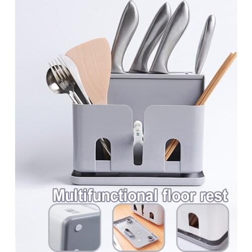 Multifunctional Cutter Holder Household Drain Kitchen Supplies Rack Tableware Cutlery Chopstick Storage ALI88