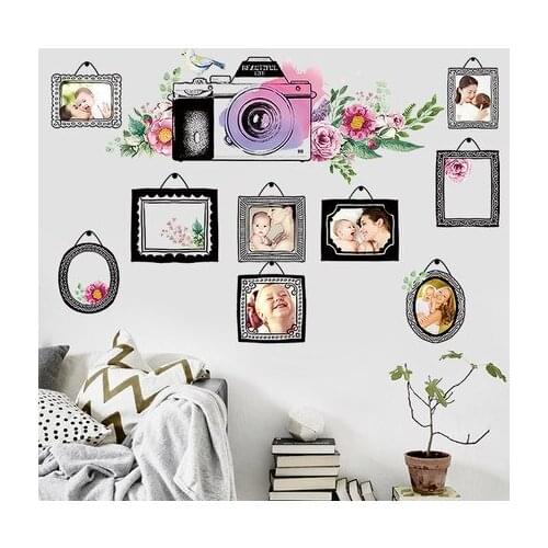 Wall Sticker Record Good Times Warm Bedroom Decor Fashion Self-adhesive Photo Frame Living Room Decoration DIY Mural Home Decor