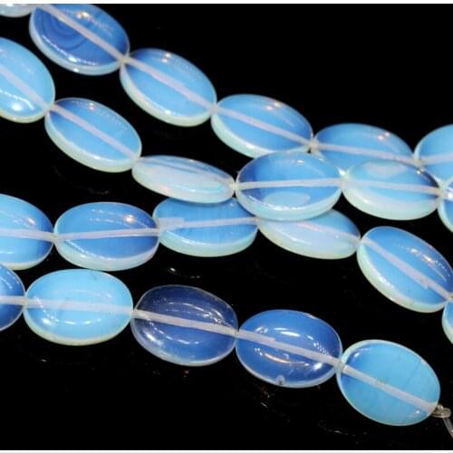 Wholesale price oval egg shape opal 13*18mm loose beads for women high grade fashion jewelry making 15inch B262
