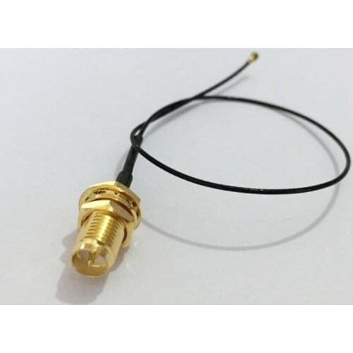 PCI WIFI Card wireless router cable 30cm RP-SMA female jack to IPX IPEX U.FL MHF4 RF jumper cable 0.81mm