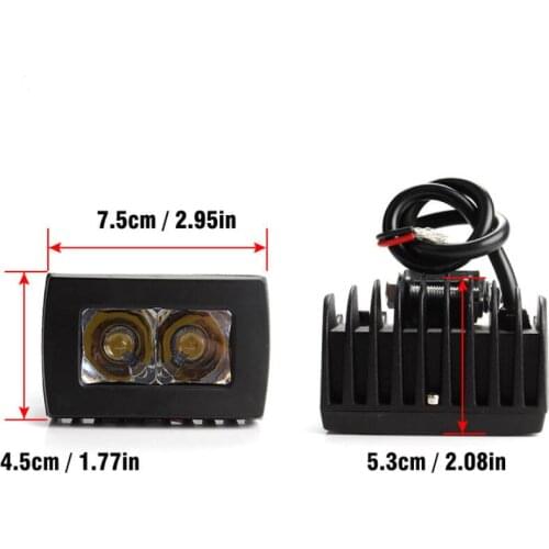 2pcs 3"inch 8W LED Light Cree Chips Offroad Work Lights Bar for Jeep Suv ATV Golf Cart 12v 24v Driving Lamp Motorcycle Fog Light