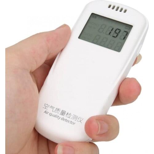 LCD Digital Formaldehyde HCHO TVOC Detector Indoor Air Quality Measurement Meter Monitor Tester for Household Office Car
