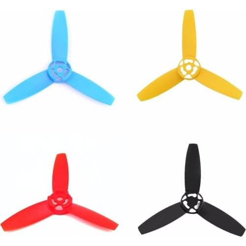 4PCS Propellers Main Blades Rotors Props Red colorful Clover paddle for Parrot Bebop Drone 3.0