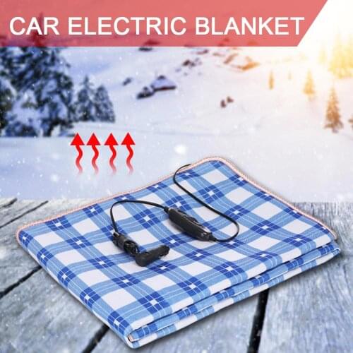 Car Electric Heating Blanket With Cigarette Lighter Electric Heating Quilt Large Truck Electric Heating Cushion 24V