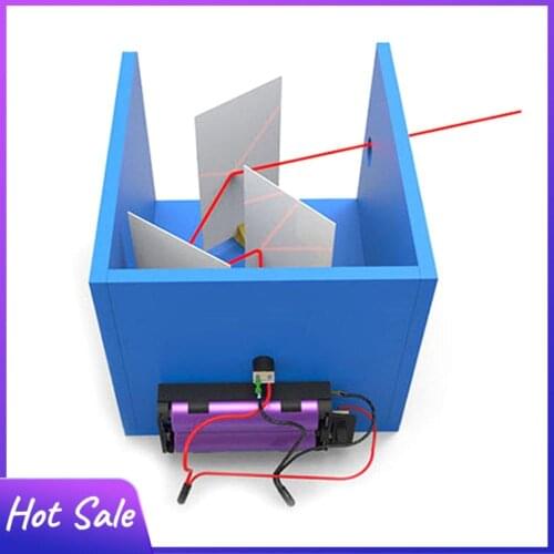 Light Reflex Experiment DIY Handmade Invention Toy Kids Science Educational Physics Experiments Chirstmas for Childre Xmas Gift