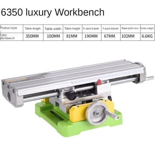 Mini Multifunctional Milling Machine Cross Table, Sliding Table for Electric Drill Support Bench Drill