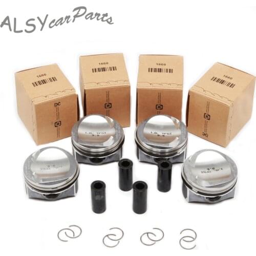 For AUDI A3 A4 A5 TT VW Passat B7 CC Skoda 1.8TFSI CDAA CDAB Oversized 82.51+0.5MM 23MM Pistons & Pistons Rings Set 06H107065BS