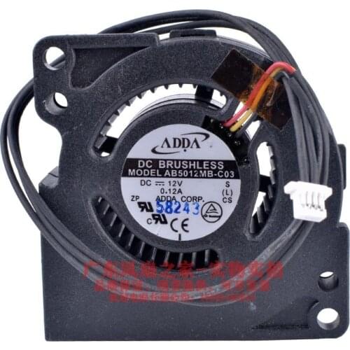 Projector fan 5020 5cm AB5012MB-C03 12V turbo fan