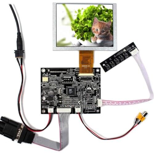 VGA AV Controller Board 5inch ZJ050NA-08C Replcace AT050TN22-V1 640x480 LCD Screen