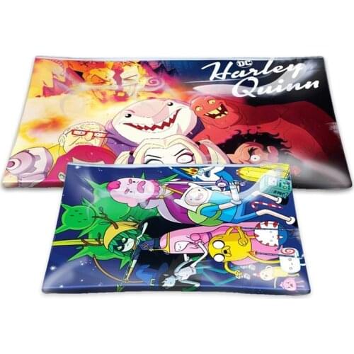 Hot Sale Cigarette Rolling Tray Unbreakable Glass Tobacco Plate Fall Resistant Herb Tobacco Weed Box Smoking Accessories