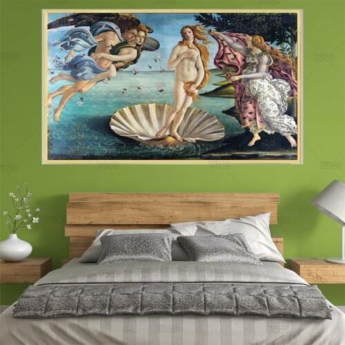 Poster Ancient Greek Mythology Goddess Canvas Painting Wall Art Home Decoration for Living Room and Bedroom Style