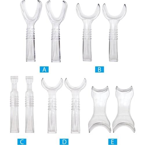2pcs 1pair Dental Oral Cheek Retractor Mouth Opener 5 Sizes Lip Cheek Retractor Dental Teeth Instrument Mouth Expanders