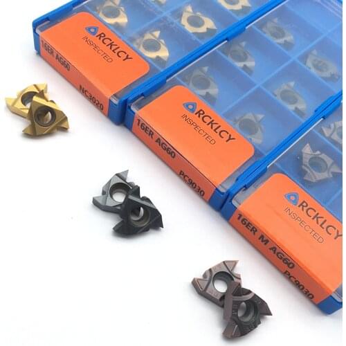 External Thread turning tool 16ER AG60 carbide insert latter cutting tools CNC hard alloy turning insert