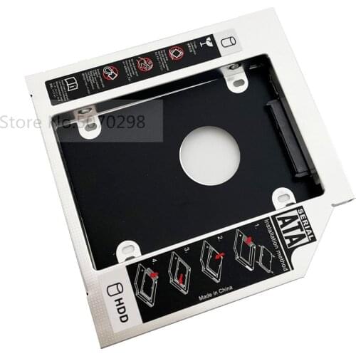 SATA 2nd Second HDD SSD Hard Drive Optical bay Caddy Frame Adapter for Samsung R510 R520 R530 R730 NP700G7C