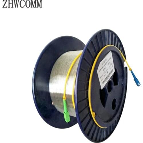 ZHWCOMM SC singlemode Single bare fiber OTDR measuring Optical Fiber Cable 1KM 9/125 OTDR test optical fiber reels