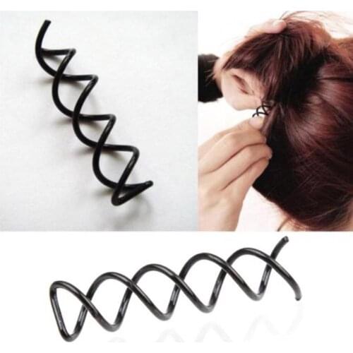 12Pcs Metal Spiral Spin Screw Pin Clip Hairpin Lady Twist Hair Clip Accessories