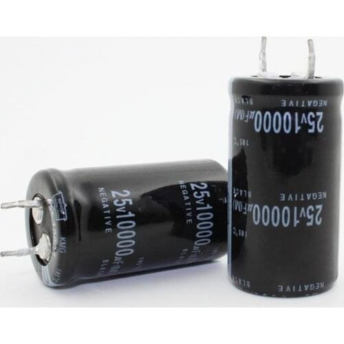 25V10000UF Aluminum Capacitors 100% good quality 10000UF 25V 25*30mm
