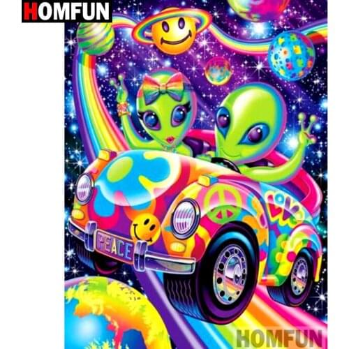 HOMFUN Full Square/Round Drill 5D DIY Diamond Painting "Cartoon character" Embroidery Cross Stitch 5D Home Decor Gift A14723