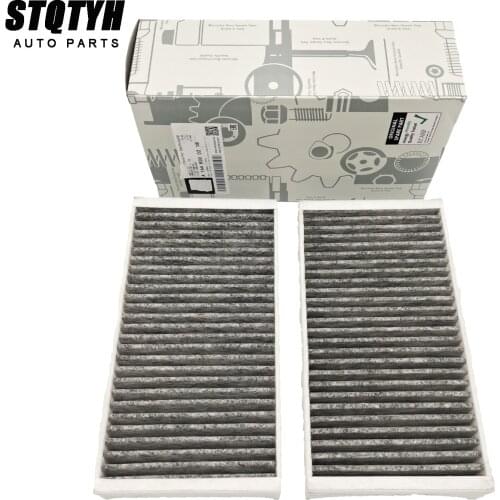 A1648300218 2PCS Car Cabin Air Filters for Mercedes-Benz W164 ML-Class X164 GL-Class 1648300218 164830021864