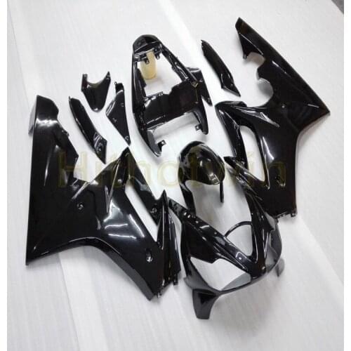 Free Screws+Custom Injection black Motorcycle body kit for 675 2006 2007 2008 fairing