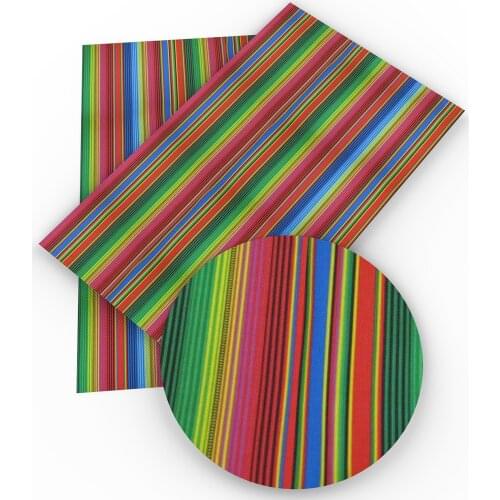 David accessories 20*33cm stripe plaid star Synthetic Leather fabric,DIY Decoration Materials Garment Knotbow Bag Shoes,1Yc3819