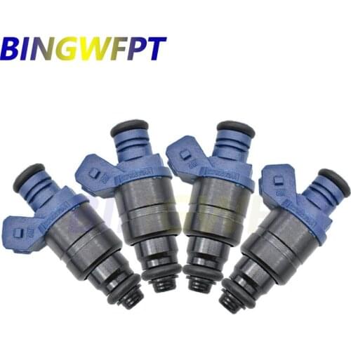 4PCS Fuel Injector Nozzle Crude Oil Injector for - Golf Mk3 Mk4 - A3 SEAT SKODA 1.6L-2.0L 037906031AA