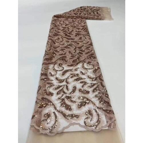 French Tulle Mesh Lace Fabric 2021 African Lace Fabric Sequins Embroidery Net Lace Fabric High Quality Voile Net Lace For Dress