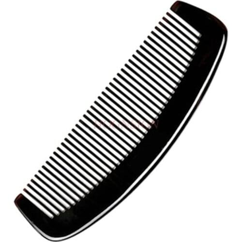 Smooth And Mellow Comb Comfort Promote Hair Massage Combs Full-tooth Natural Black Buffalo Hairbrush Hairdressing Supplies Sale