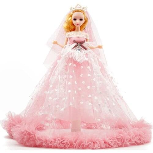Doll Toy Wedding Dress Princess Girl Children Gift doll house accessories ball jointed doll toys for baby girl new dolls