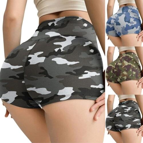 Womens Fashion Leggings Casual Camouflage Print Sexy Slim Elastic Fitness Leggins Mujer Sports Short Pantalones De Mujer