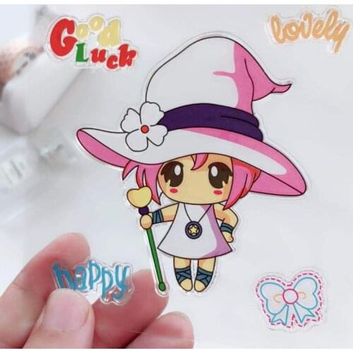 Magic Girl Clear Stamps Scrapbooking Rubber Stamp Handmade DIY Decoration Craft Supplies Stamps for Card Making Silicone Stamp
