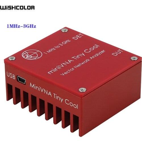 Wishcolor miniVNA Tiny Vector Network Analyzer 1MHz-3GHz Signal Generator for Bluetooth WIFI 2.4G Antenna Test