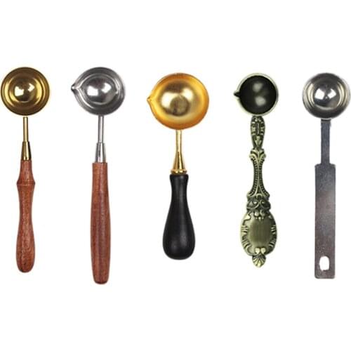 Wax Sticks Seal Melting Spoon Furnace Tool for Wax Sealing Stamps DIY Tools