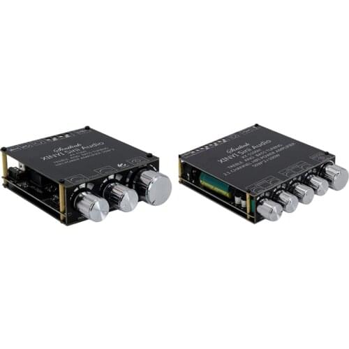 Bluetooth 5.0 2X50W TPA3116D2 Power Subwoofer Amplifier Board with 2.1 Channel Power Stereo Subwoofer Amplifier Board