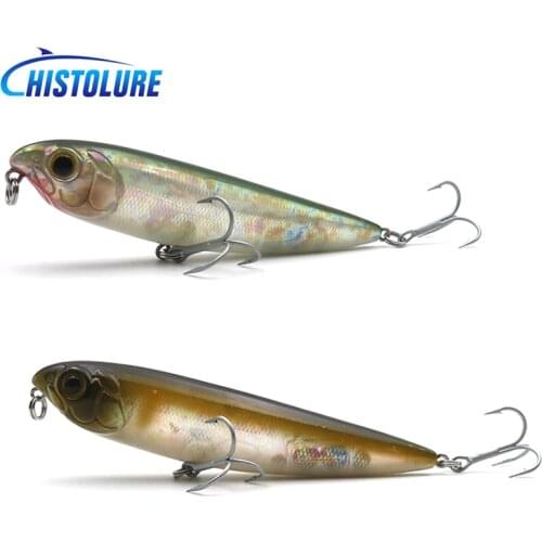 Far distance throwing Floating water Pencil 105mm 15.6g Fishinglure Pencil Articial bait Bass bait Snakehead lure