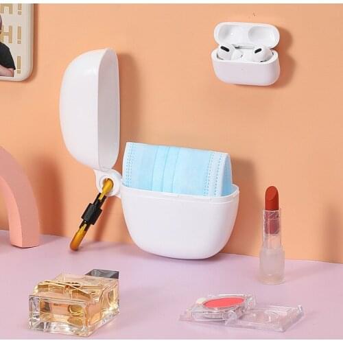 Portable Storage Box Cover Can Hang Small Object Sorting Box Cosmetics Medicine Travel Small Storage Box