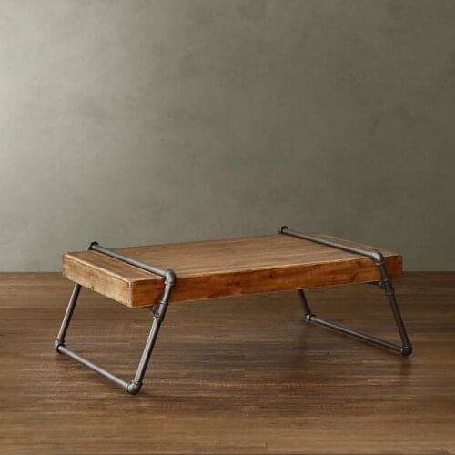 Home Side Table Furniture Coffee Table Living Room End Table Sofaside Minimalist Small Desk BBQ Desk Folding Table Gate- Legged